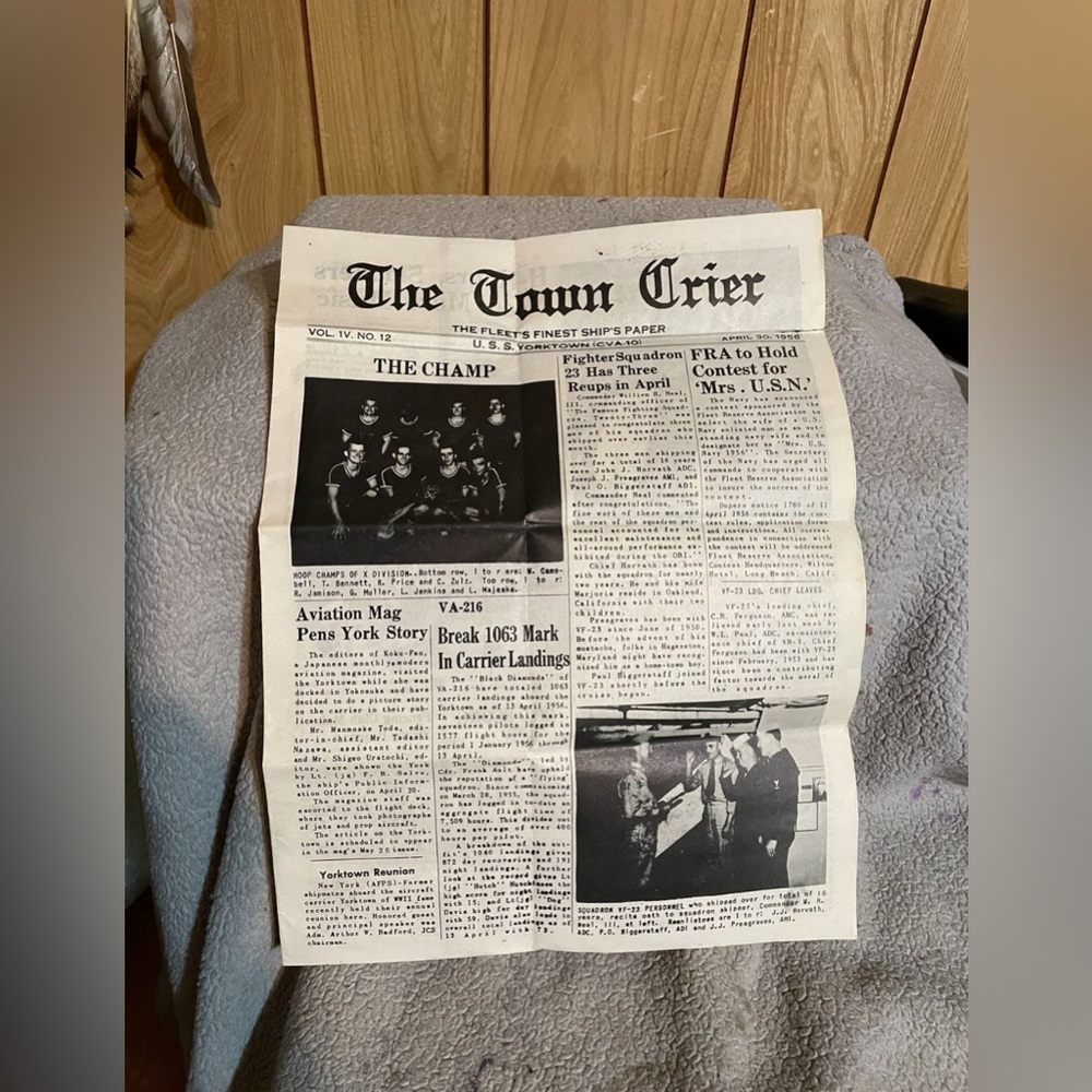 Vintage Newspaper Print